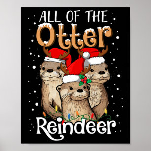 Poster Todos Os Papais noeis De Natal Da Rena X