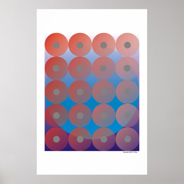 Poster Todos os pequenos círculos iguais (Frente)