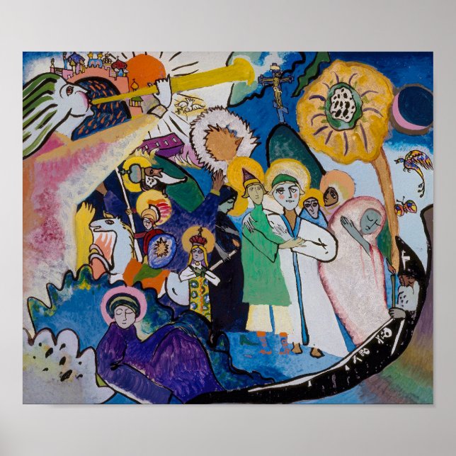 Poster Todos os Santos Dia I | Kandinsky | (Frente)