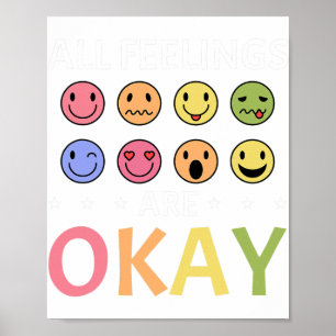 Poster Todos Os Sentimentos São Ok Conselheiro De Saúde M