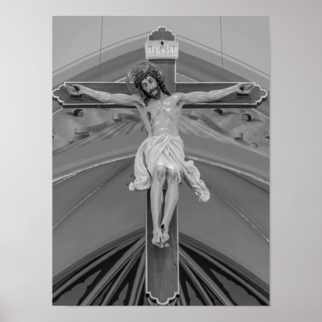 Póster Todos Para Você Em Escala De Cinza (Frente)