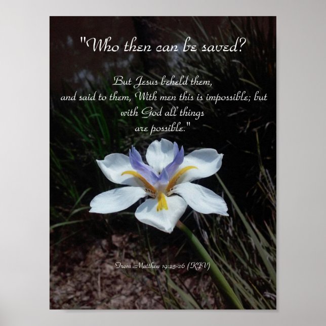 Póster Todos são possíveis com Deus (Frente)