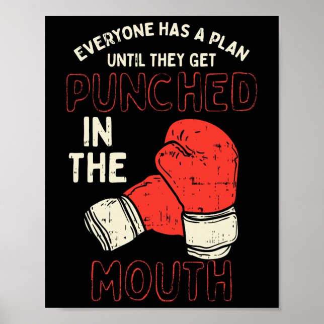 Poster Todos Têm Um Plano Até Serem Punidos No (Frente)