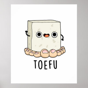 Poster Toe-fu - Toe-fu - Trocadilho