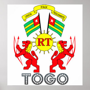Póster Togo Casaco de Armas