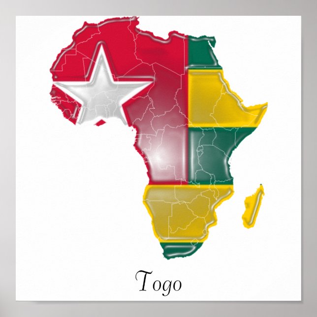 Póster Togo, Togo (Frente)