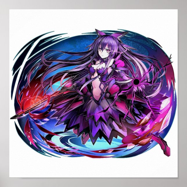 Poster Tohka Yatogami Data um anime ao vivo (Frente)