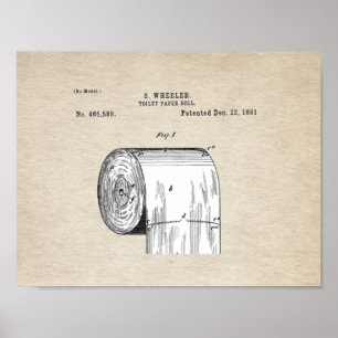 Poster Toilet Paper Roll Patent