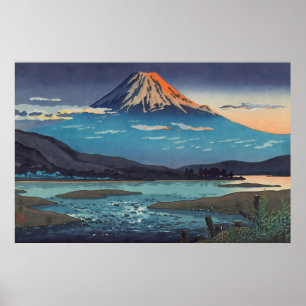 Poster Tokaido Fujikawa 1939 por Tsuchiya Koitsu