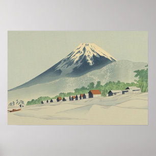 Poster Tokuriki Tomikichiro 36 ideias da arte Japão de