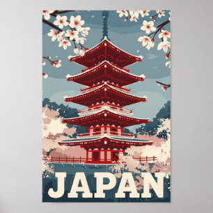 Poster Tokyo Japan Vintage Familiar Viagem place