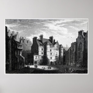 Póster Tolbooth velho, Edimburgo