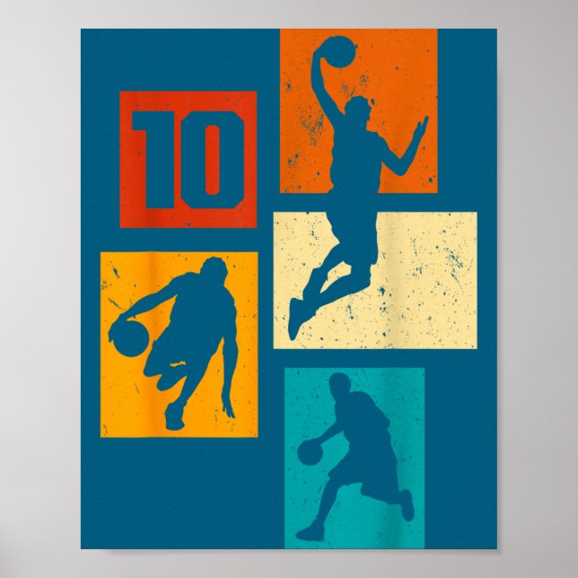 Poster Tolo 10 Basquetebol 10º Basquetebol Anos de Idade  (Frente)