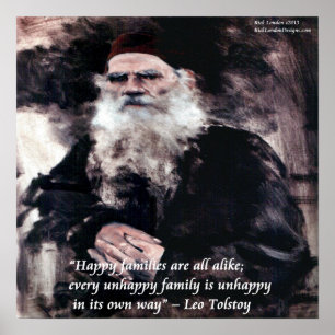 Póster Tolstoy & Anna Karenina Cartaz da Linha de Abertur