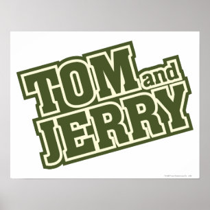 Póster Tom and Jerry Logo 3