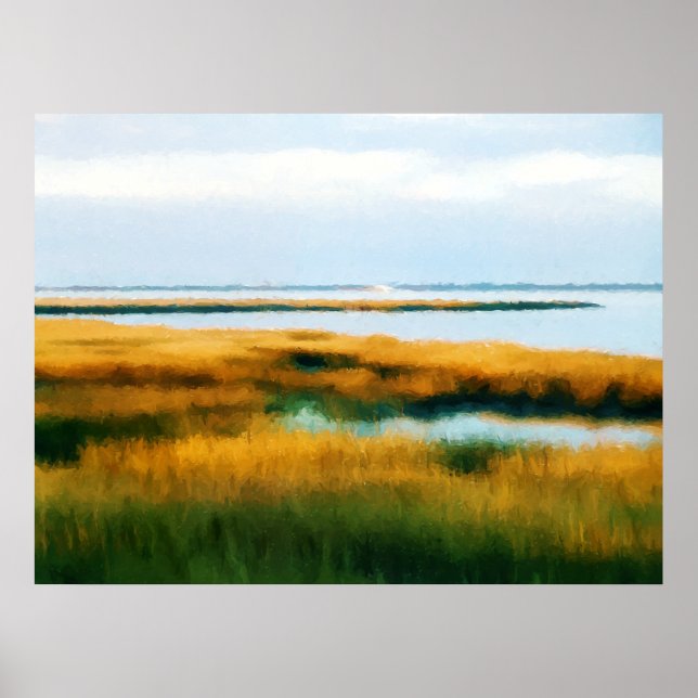 Póster Tom Cove Marsh, Assateague - Impressionismo (Frente)