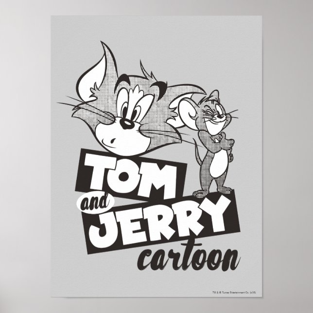 Poster Tom E Jerry | Cartoon Tom E Jerry (Frente)