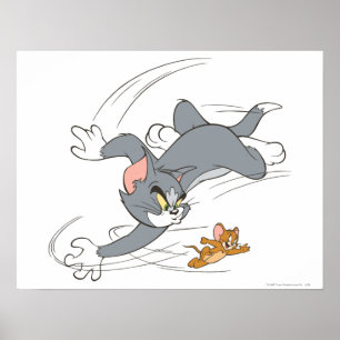 Poster Tom e Jerry Chase Virar