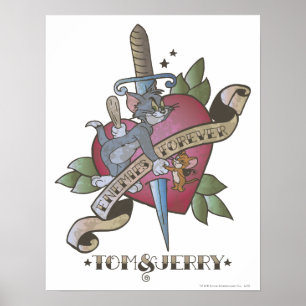 Póster Tom e Jerry Enemies para sempre 2