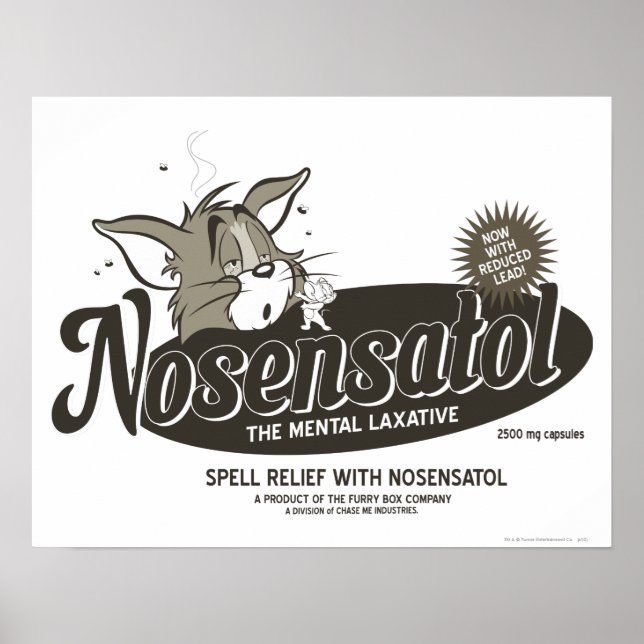 Póster Tom e Jerry Nosensatol (Frente)