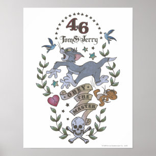 Póster Tom e Jerry obedecem o mestre 2