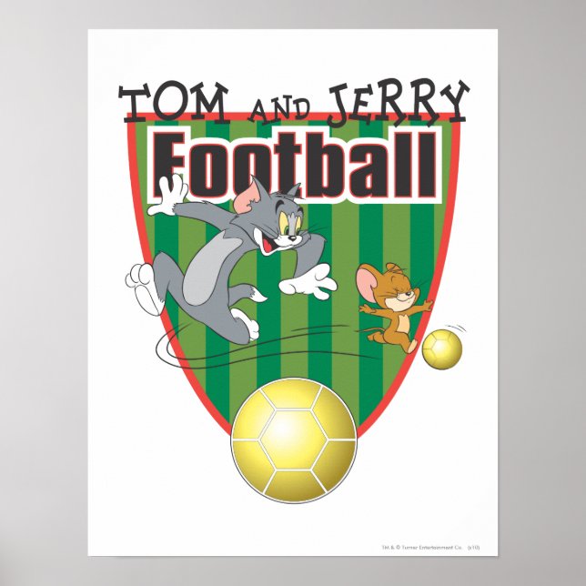 Póster Tom e Jerry Soccer (Futebol) 6 (Frente)