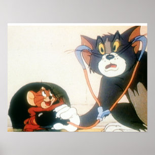 Póster Tom E Jerry Stethescope