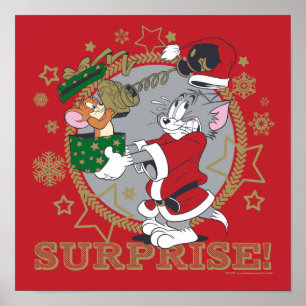 Poster Tom e Jerry Surprise Gift