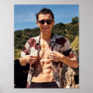 Poster Tom Holland com sunnies