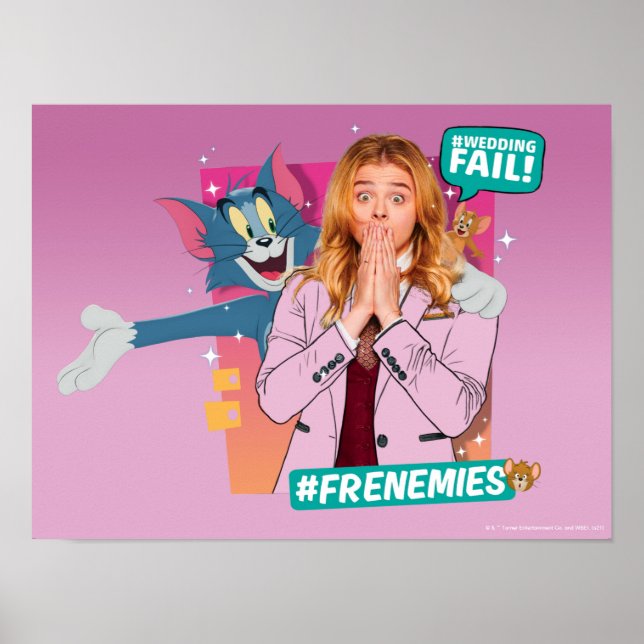 Poster Tom & Jerry Com Kayla - Franceses (Frente)
