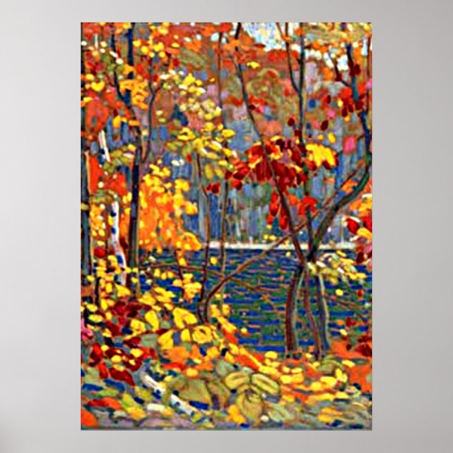 Poster Tom Thomson - A Piscina (Frente)