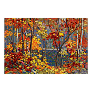 Póster Tom Thomson - A Piscina