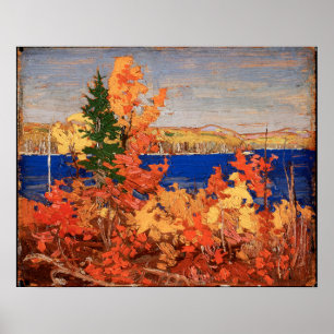 Poster Tom Thomson Autumn Foliage outono 1916