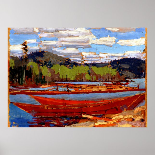 Poster Tom Thomson - Bateaux (Frente)