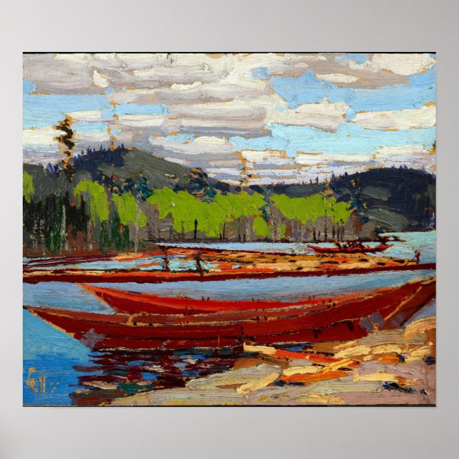 Poster Tom Thomson Bateaux (Frente)
