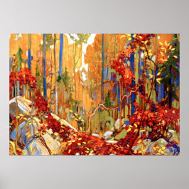 Póster Tom Thomson - Garland do outono