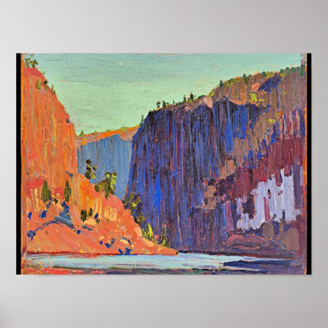 Poster Tom Thomson - Petawawa Gorges (Frente)