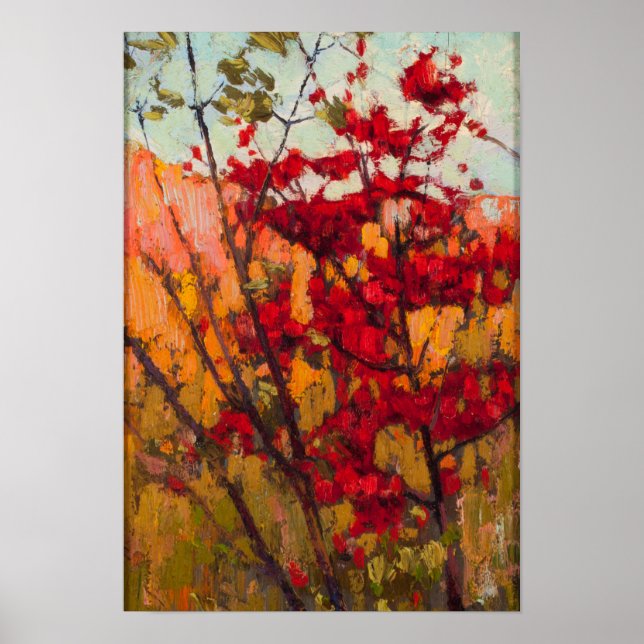 Poster Tom Thomson Soft Maple no outono (Frente)