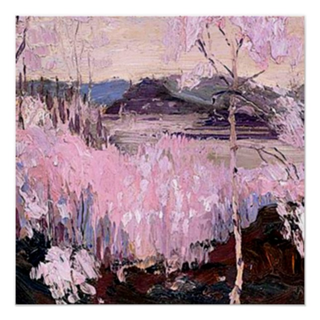 Póster Tom Thomson - Tempestade de granizo (Frente)