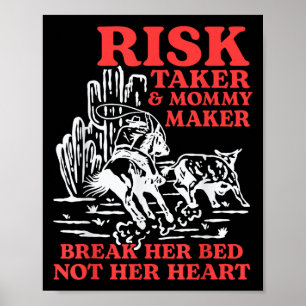 Poster Tomador de Risco & Mamãe Maker Quebra Sua Cama
