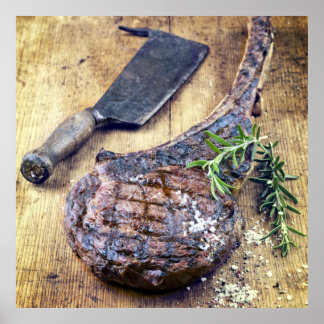 Poster Tomahawk Steak