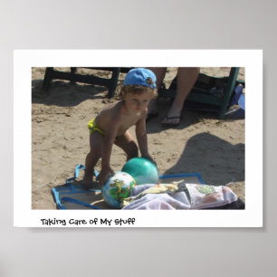 Poster Tomando de meu material