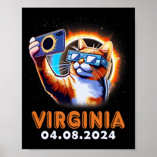 Poster Tomar Uma Selfie Com O Total De Eclipse Solar 2024