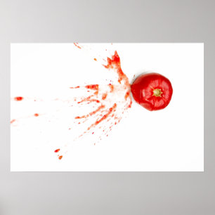 Póster Tomate despedaçado