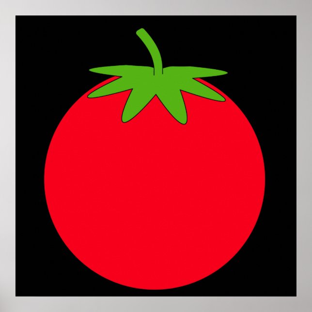 Póster Tomate Vermelho. (Frente)
