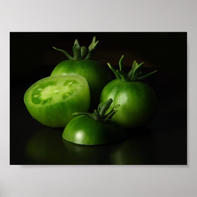 Poster Tomates Green Ainda Life (Frente)