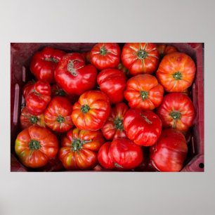 Póster Tomates No Mercado