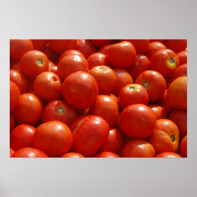 Poster Tomates no mercado (Frente)