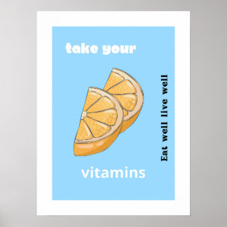 Poster Tome as vitaminas