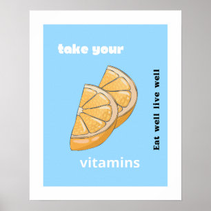Poster Tome as vitaminas